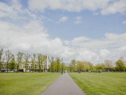 Parkers Place (park) in Cambridge close to the University