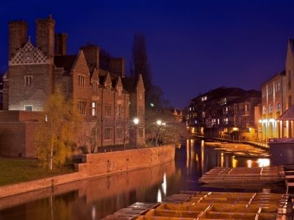 Cambridge at night