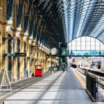 Image of Kings Cross Train station - a platform