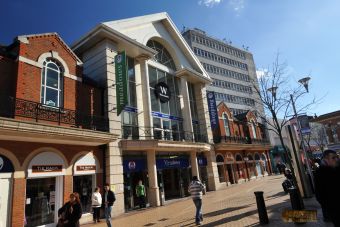 Image shows Chelmsford city centre