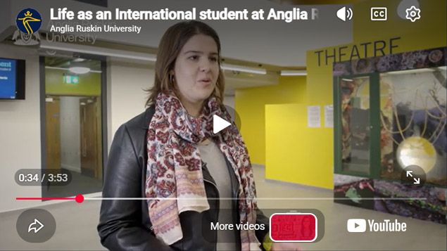 Play Video - Life as an International student at Anglia Ruskin University