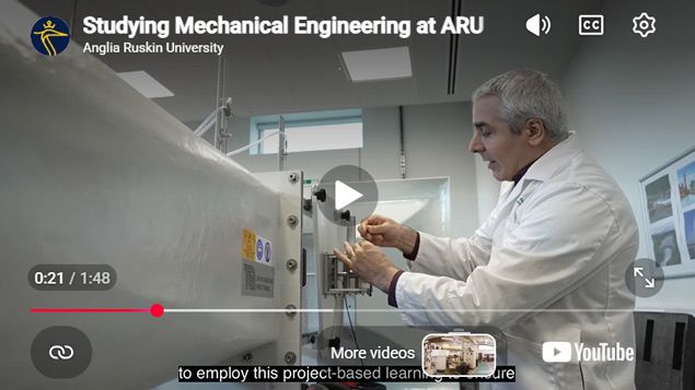 Play Video - Studying Mechanical Engineering at ARU